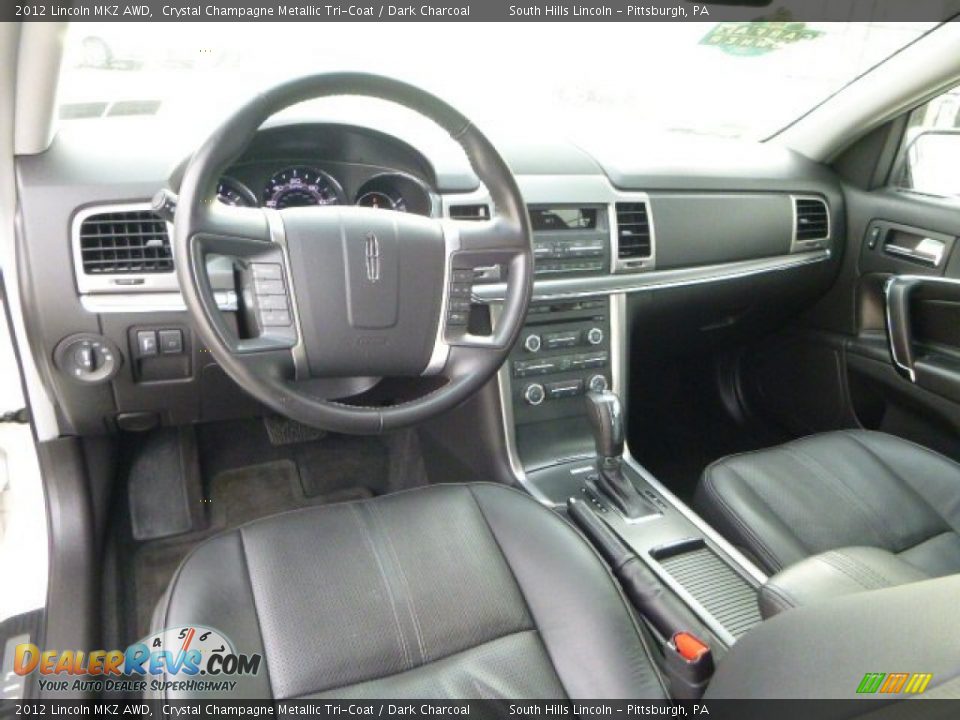 2012 Lincoln MKZ AWD Crystal Champagne Metallic Tri-Coat / Dark Charcoal Photo #18