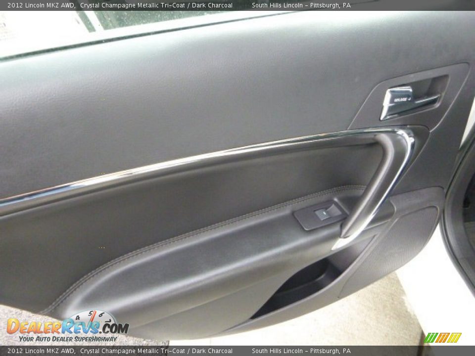 2012 Lincoln MKZ AWD Crystal Champagne Metallic Tri-Coat / Dark Charcoal Photo #19
