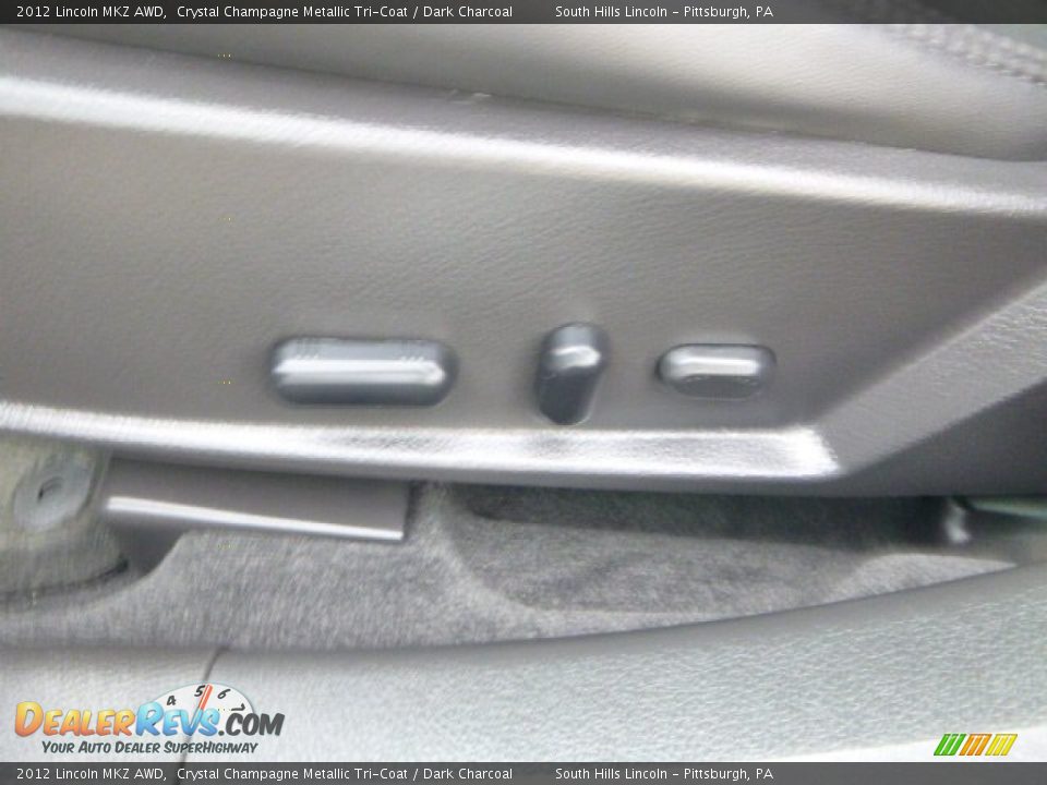2012 Lincoln MKZ AWD Crystal Champagne Metallic Tri-Coat / Dark Charcoal Photo #21