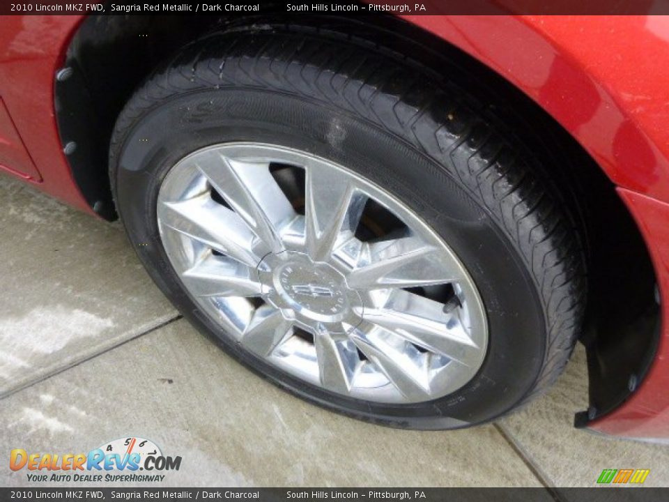 2010 Lincoln MKZ FWD Sangria Red Metallic / Dark Charcoal Photo #9