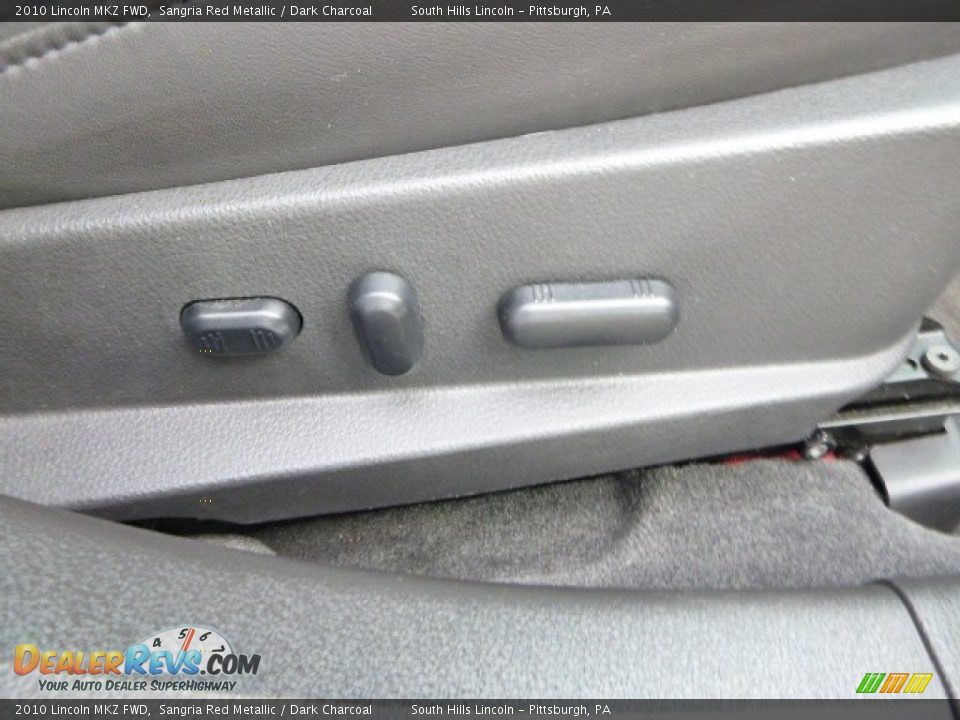 2010 Lincoln MKZ FWD Sangria Red Metallic / Dark Charcoal Photo #12
