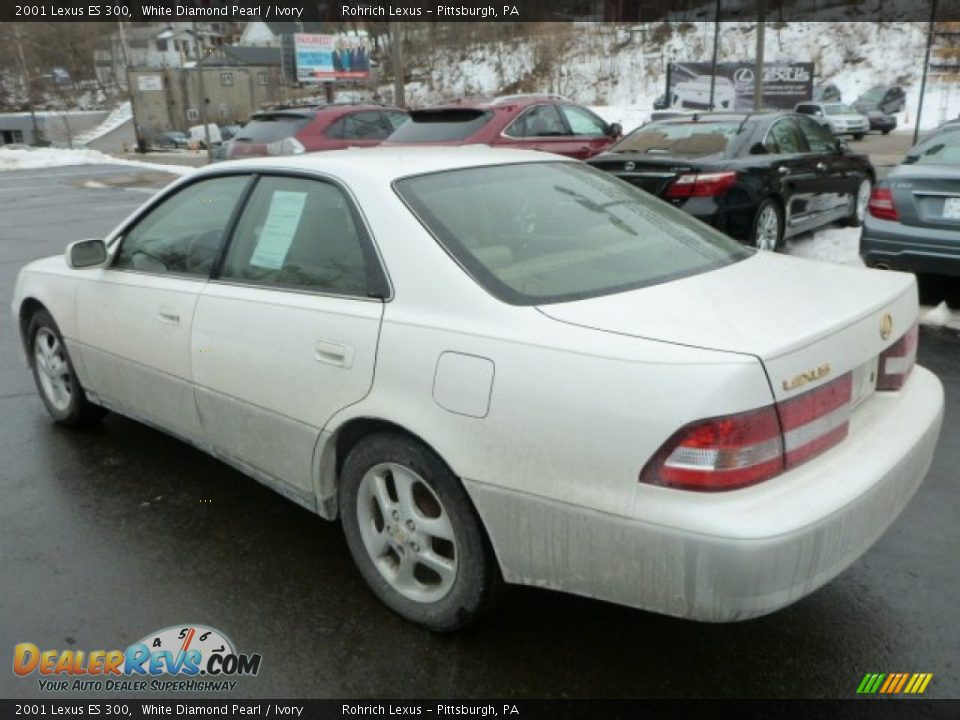 2001 Lexus ES 300 White Diamond Pearl / Ivory Photo #9