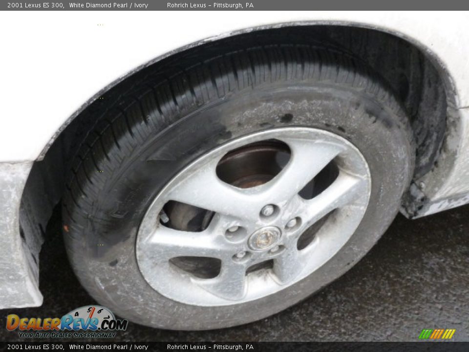 2001 Lexus ES 300 White Diamond Pearl / Ivory Photo #19