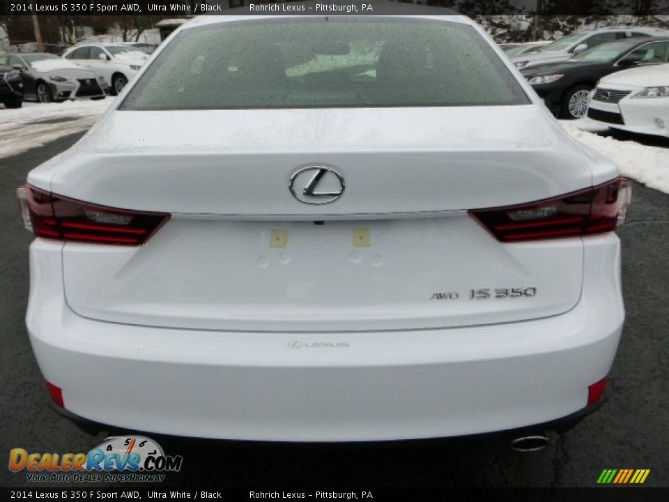 2014 Lexus IS 350 F Sport AWD Ultra White / Black Photo #3