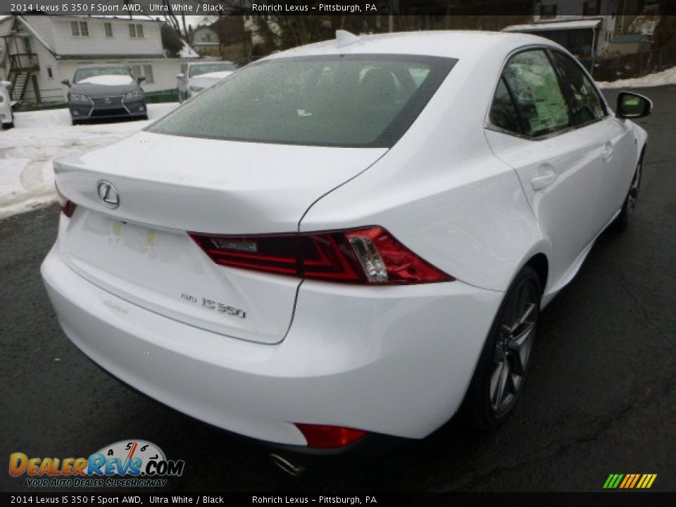 2014 Lexus IS 350 F Sport AWD Ultra White / Black Photo #4