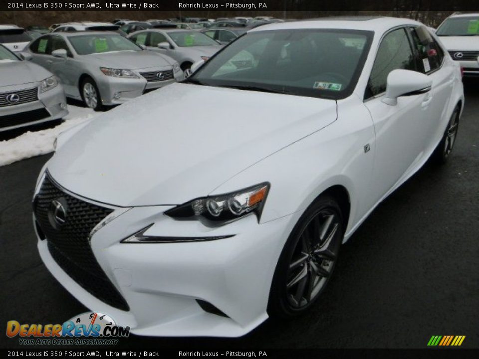 2014 Lexus IS 350 F Sport AWD Ultra White / Black Photo #8