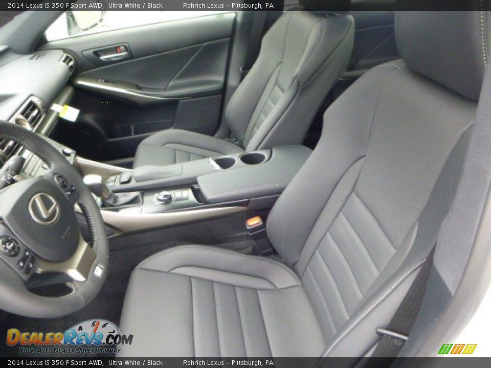 Front Seat of 2014 Lexus IS 350 F Sport AWD Photo #10