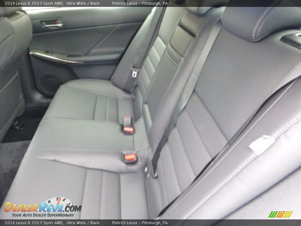 Rear Seat of 2014 Lexus IS 350 F Sport AWD Photo #11