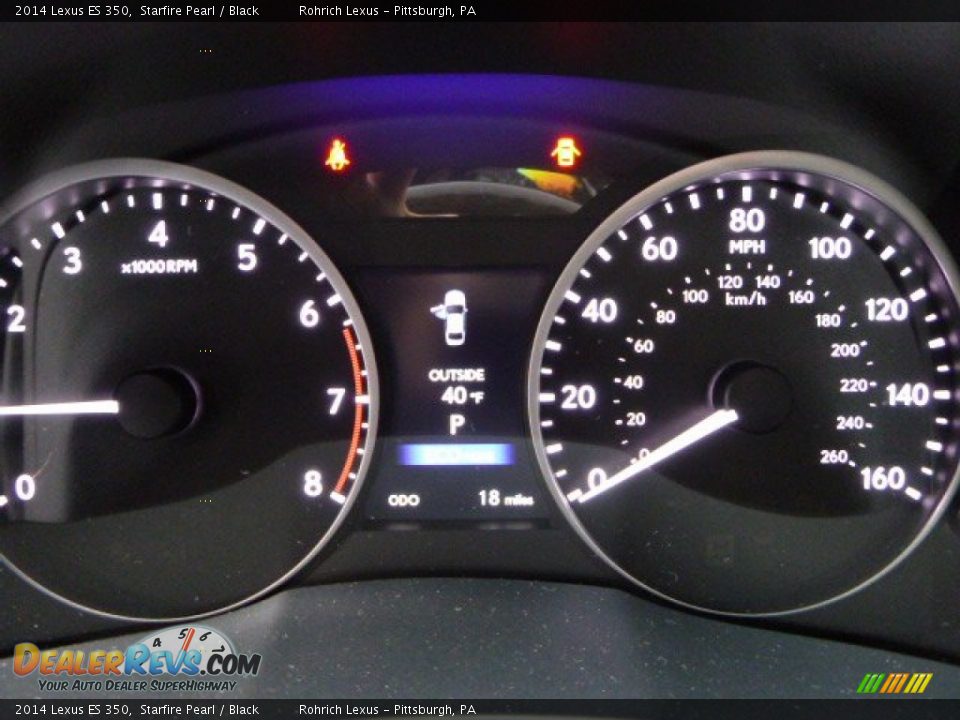 2014 Lexus ES 350 Starfire Pearl / Black Photo #17