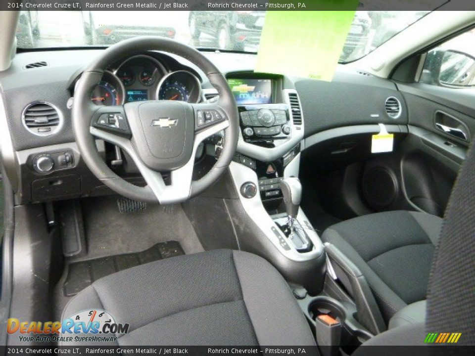 2014 Chevrolet Cruze LT Rainforest Green Metallic / Jet Black Photo #12