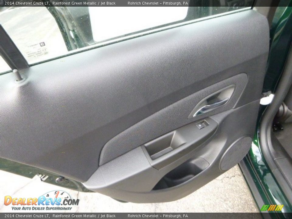 2014 Chevrolet Cruze LT Rainforest Green Metallic / Jet Black Photo #13