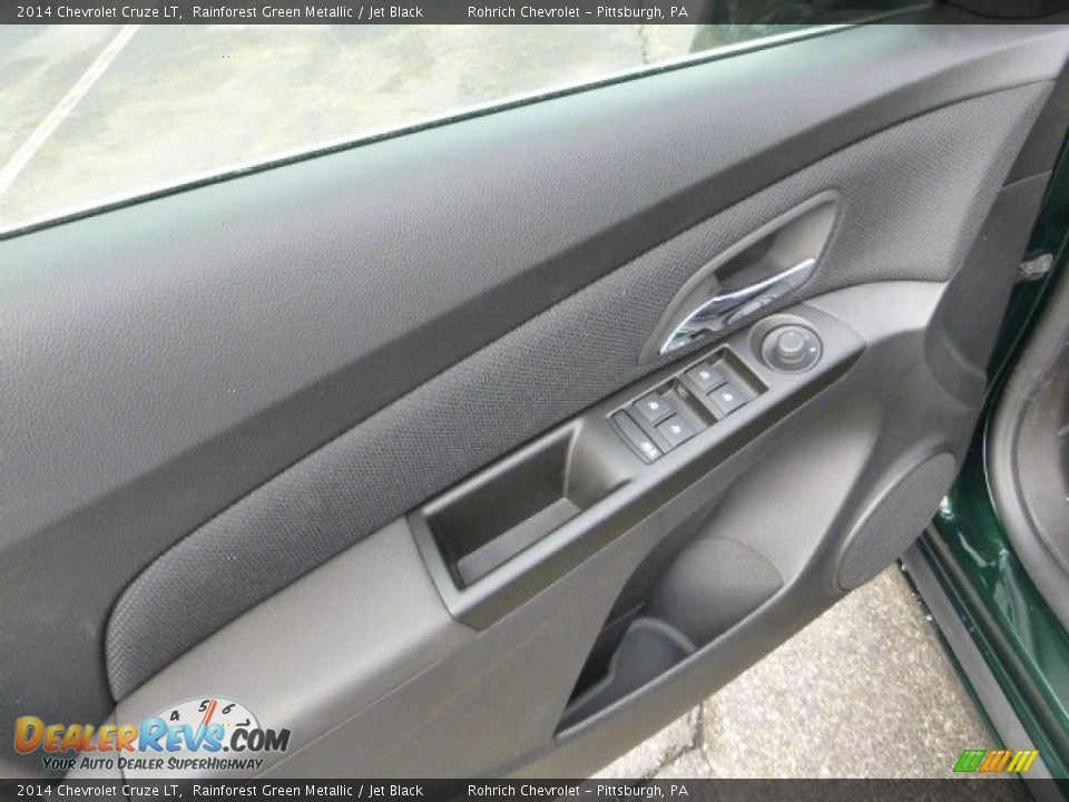 2014 Chevrolet Cruze LT Rainforest Green Metallic / Jet Black Photo #14