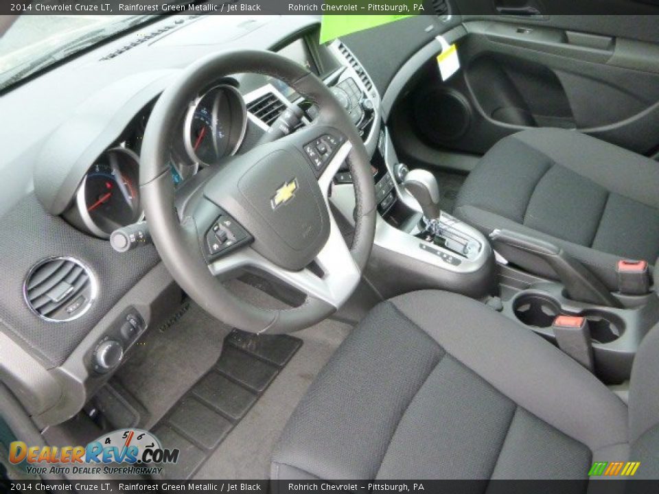 2014 Chevrolet Cruze LT Rainforest Green Metallic / Jet Black Photo #15