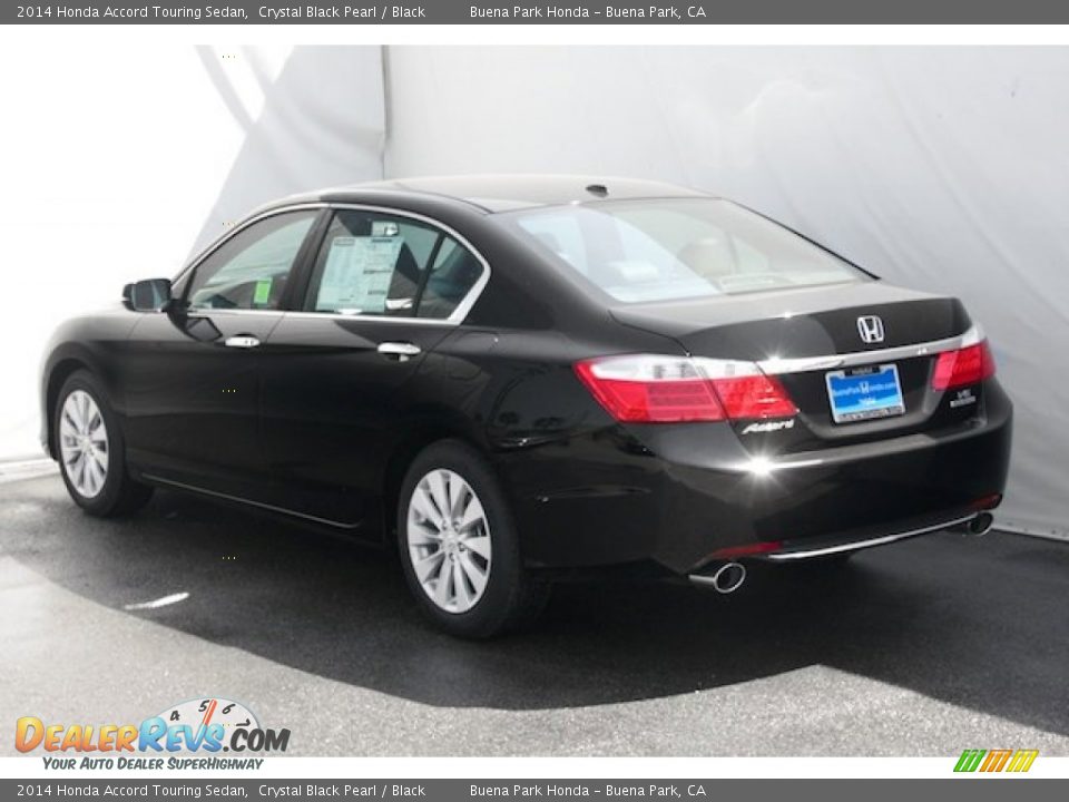 2014 Honda Accord Touring Sedan Crystal Black Pearl / Black Photo #2