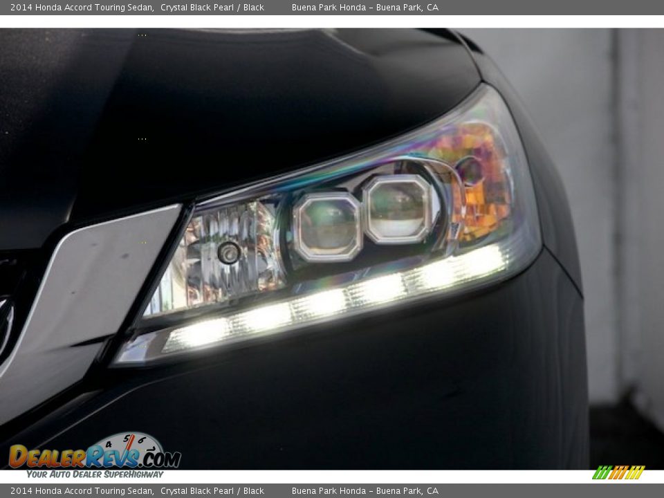 2014 Honda Accord Touring Sedan Crystal Black Pearl / Black Photo #10