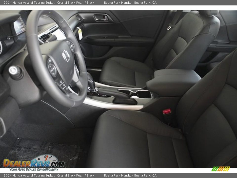 2014 Honda Accord Touring Sedan Crystal Black Pearl / Black Photo #15