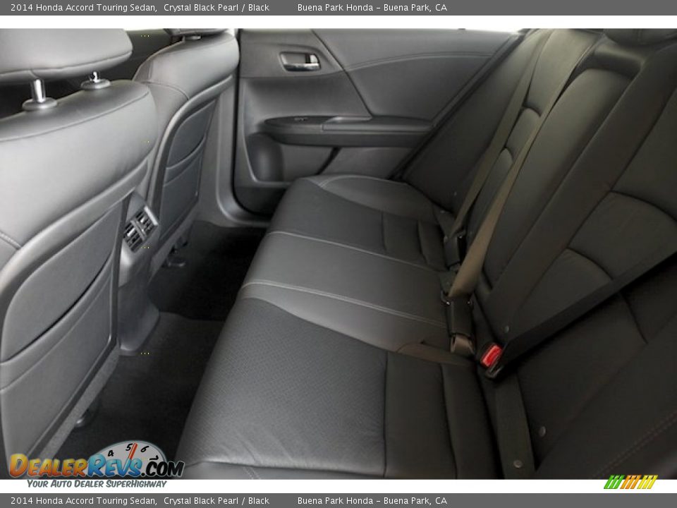 2014 Honda Accord Touring Sedan Crystal Black Pearl / Black Photo #17