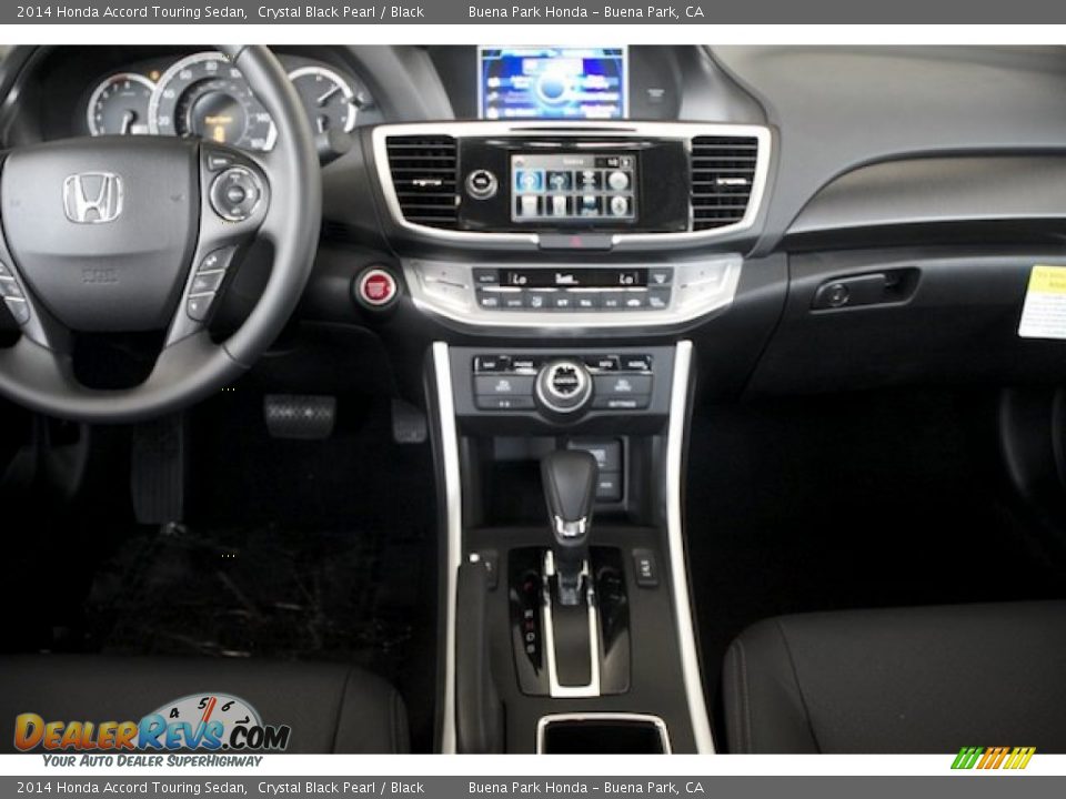 2014 Honda Accord Touring Sedan Crystal Black Pearl / Black Photo #18