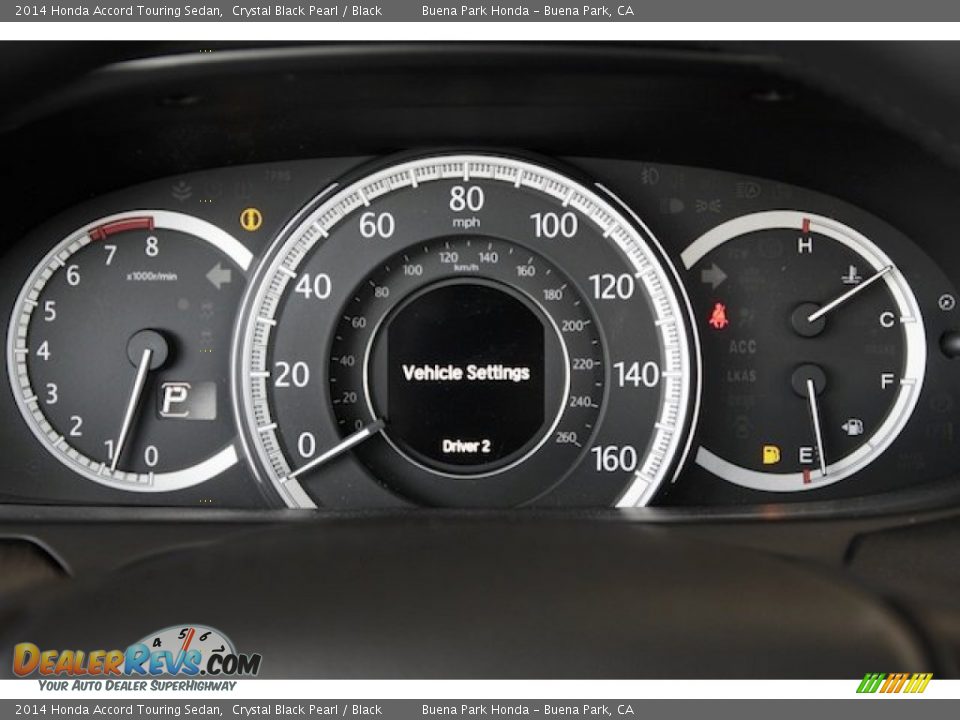 2014 Honda Accord Touring Sedan Crystal Black Pearl / Black Photo #23