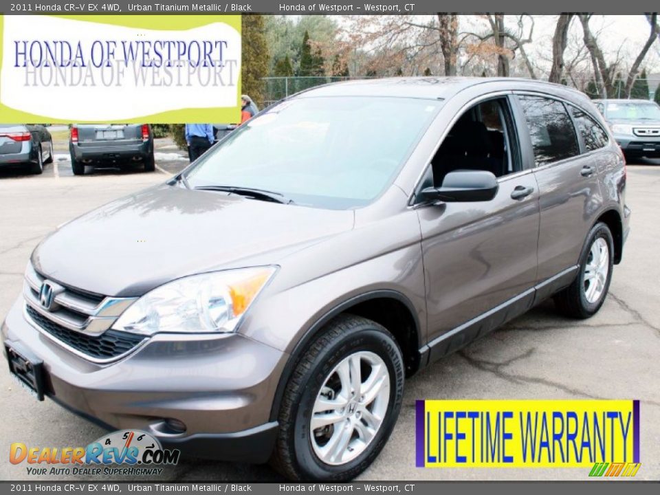 2011 Honda CR-V EX 4WD Urban Titanium Metallic / Black Photo #1