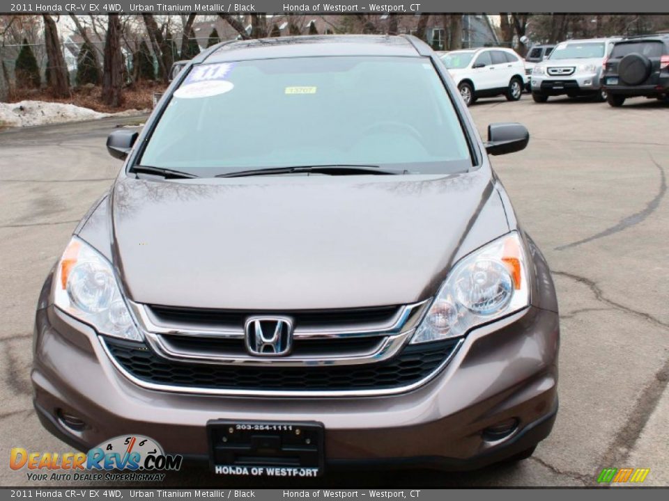 2011 Honda CR-V EX 4WD Urban Titanium Metallic / Black Photo #2