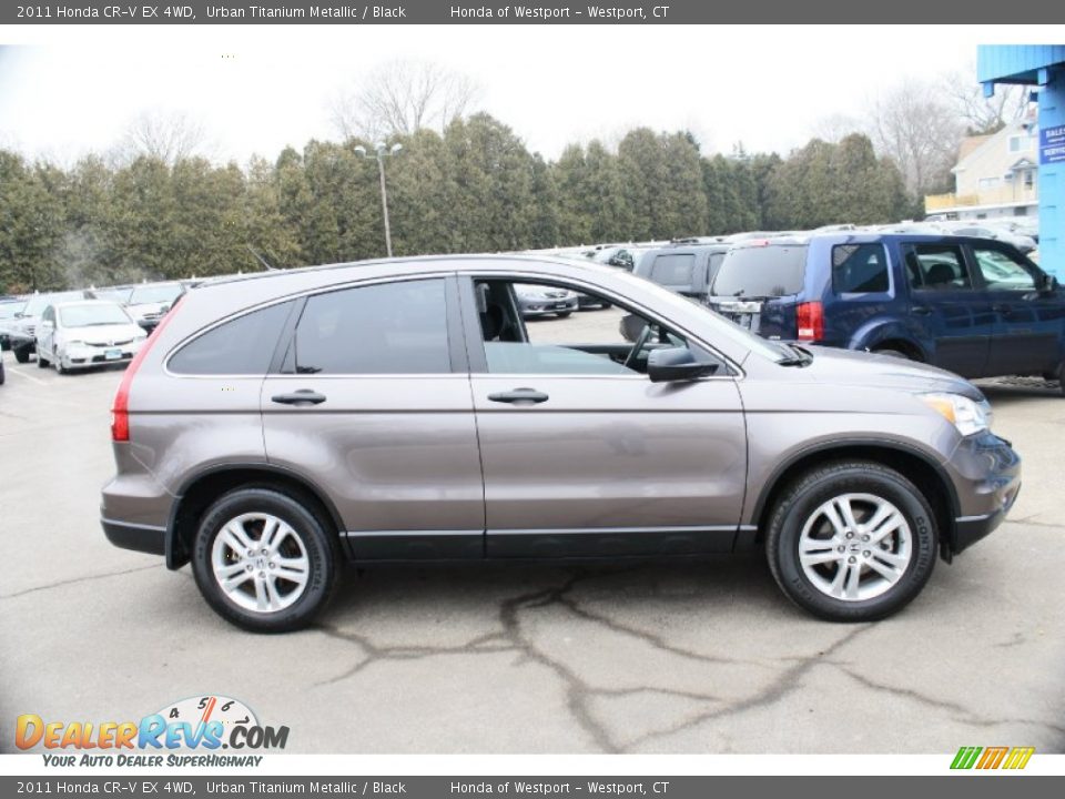 2011 Honda CR-V EX 4WD Urban Titanium Metallic / Black Photo #4