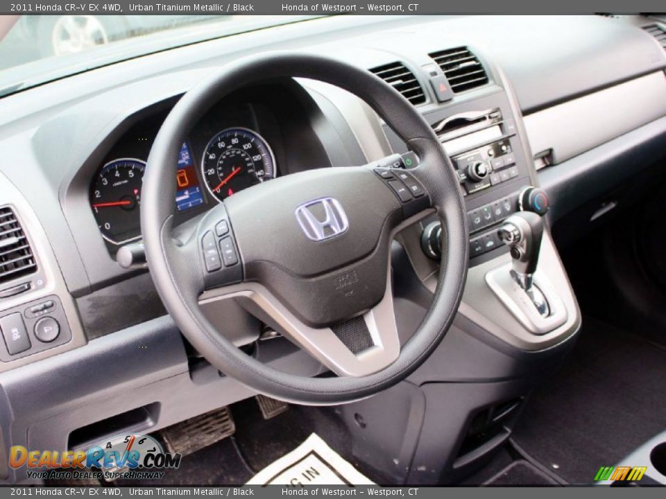 2011 Honda CR-V EX 4WD Urban Titanium Metallic / Black Photo #5