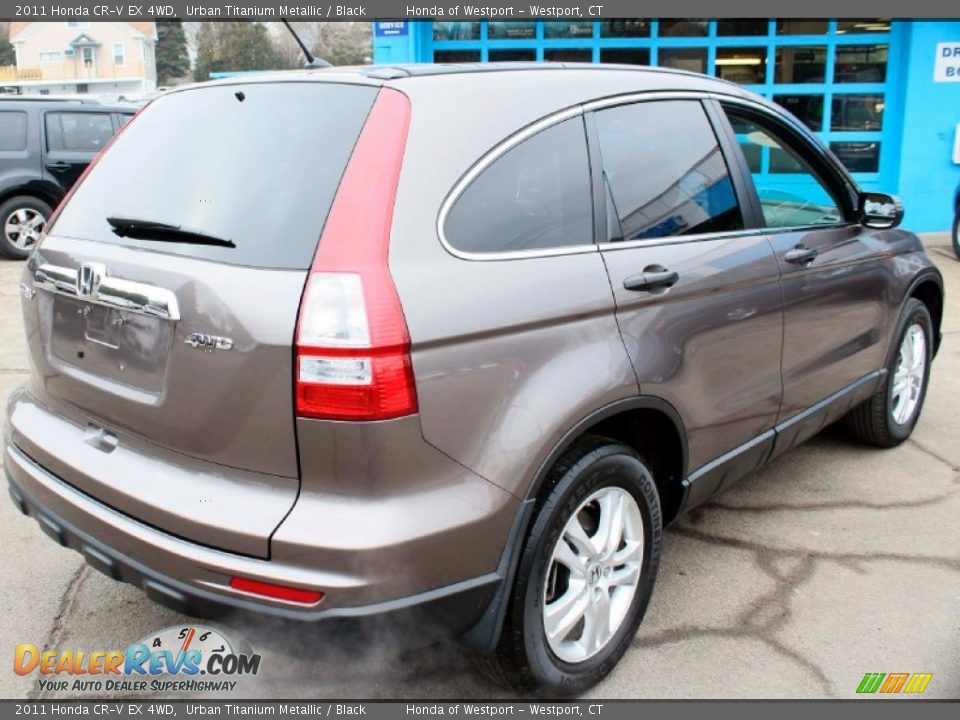 2011 Honda CR-V EX 4WD Urban Titanium Metallic / Black Photo #6