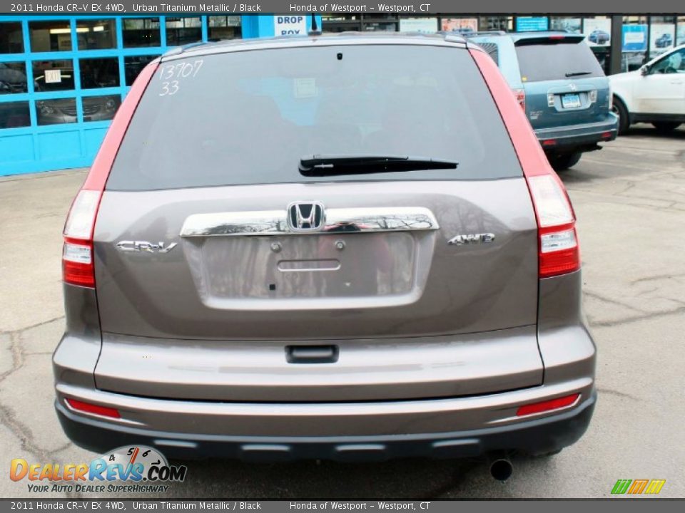 2011 Honda CR-V EX 4WD Urban Titanium Metallic / Black Photo #7