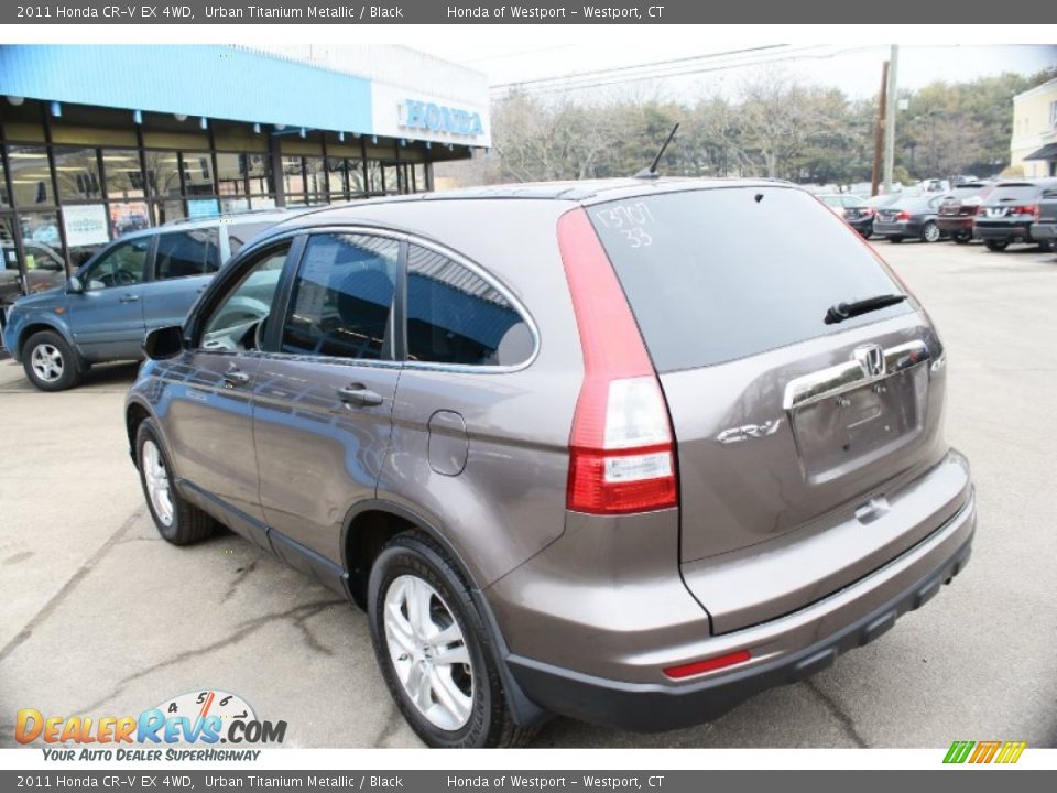 2011 Honda CR-V EX 4WD Urban Titanium Metallic / Black Photo #10