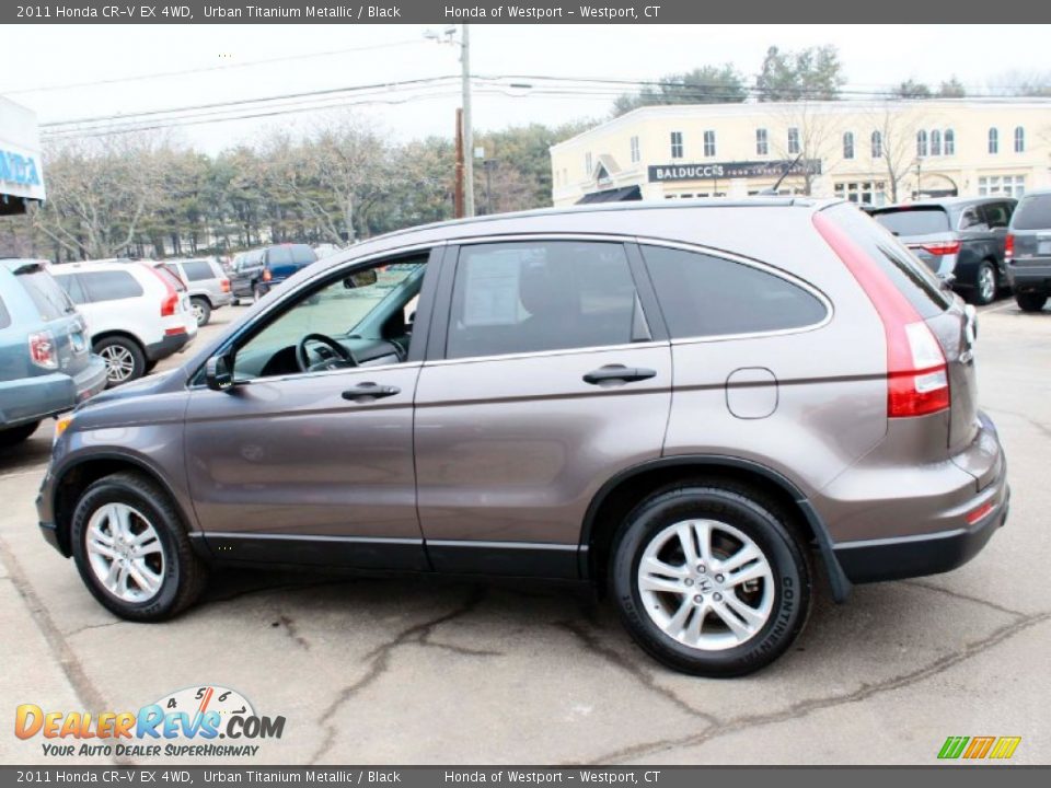 2011 Honda CR-V EX 4WD Urban Titanium Metallic / Black Photo #11
