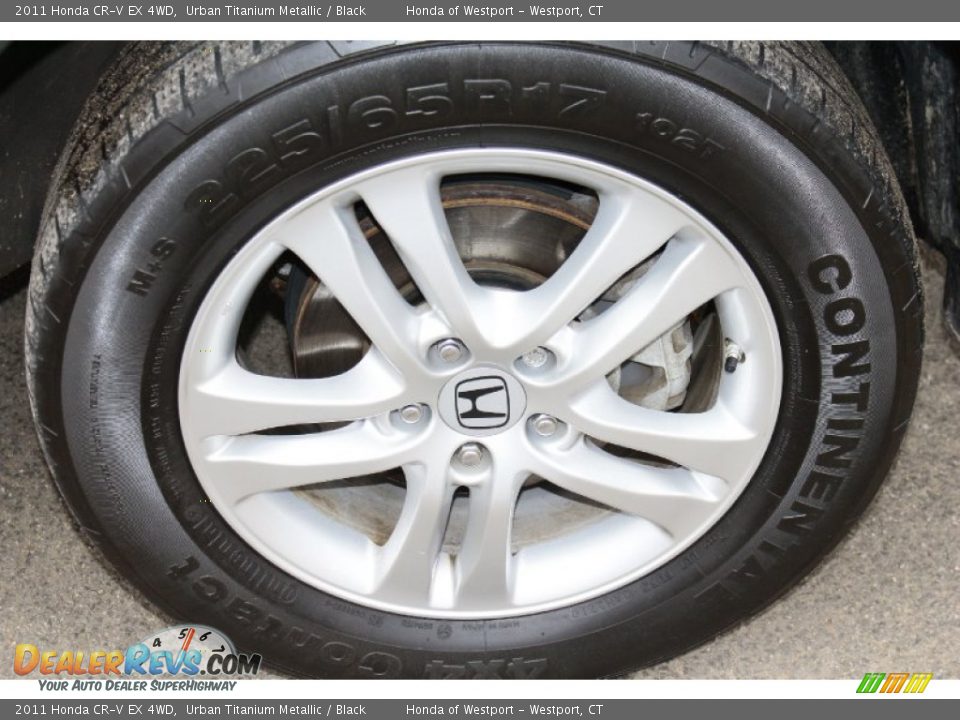 2011 Honda CR-V EX 4WD Urban Titanium Metallic / Black Photo #21
