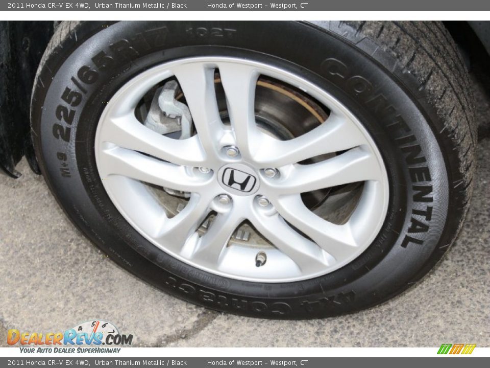 2011 Honda CR-V EX 4WD Urban Titanium Metallic / Black Photo #22