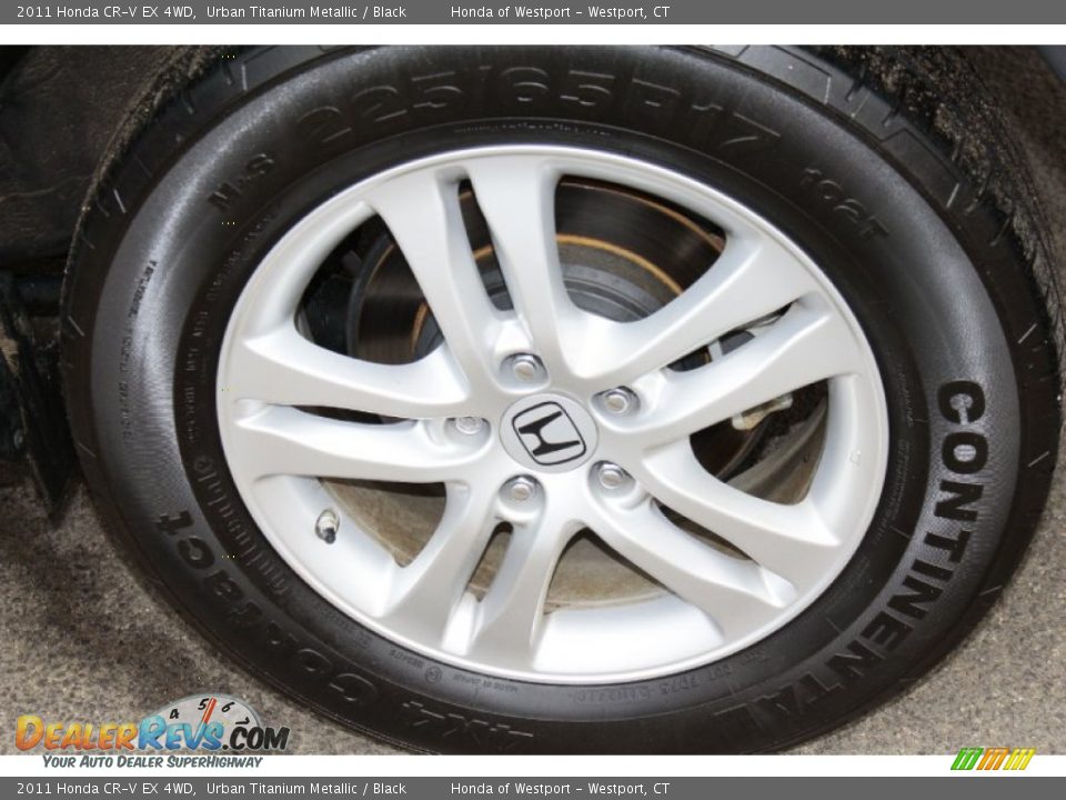 2011 Honda CR-V EX 4WD Urban Titanium Metallic / Black Photo #24