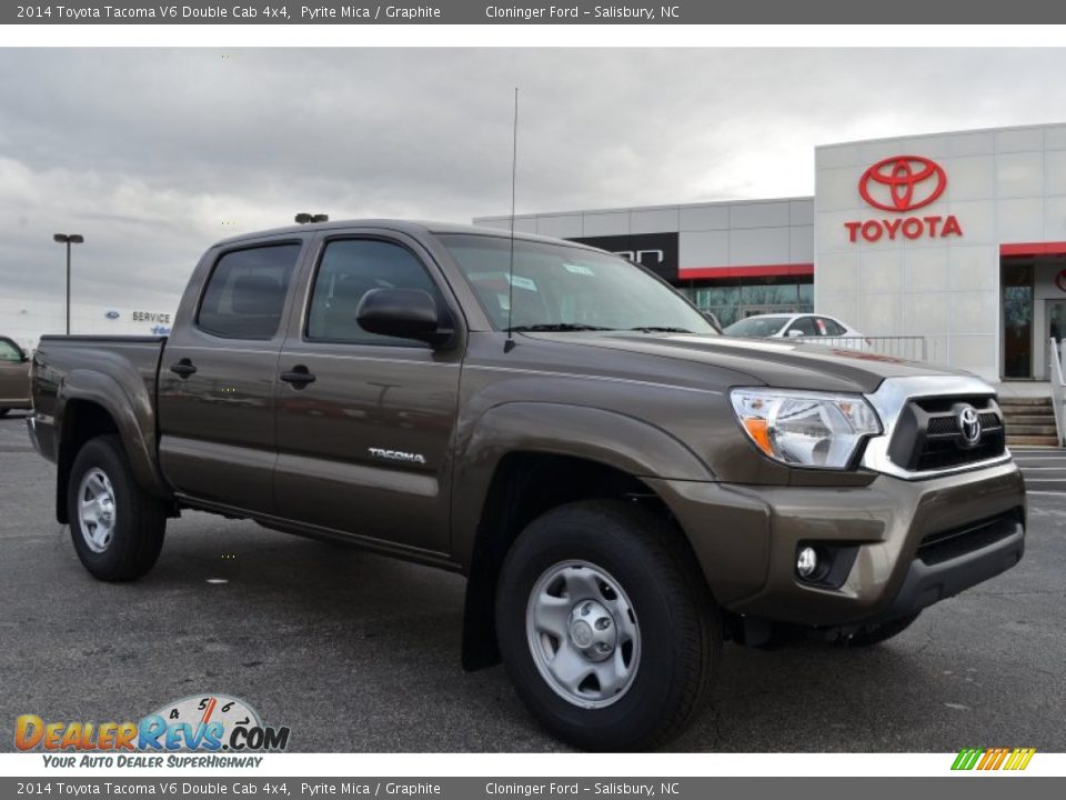2014 Toyota Tacoma V6 Double Cab 4x4 Pyrite Mica / Graphite Photo #1
