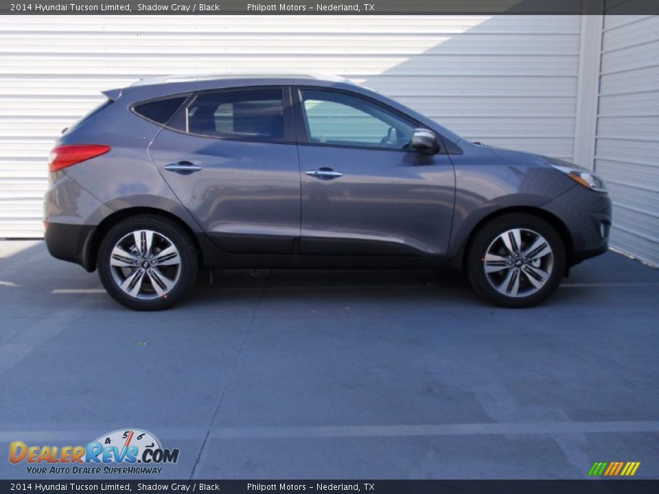 2014 Hyundai Tucson Limited Shadow Gray / Black Photo #3