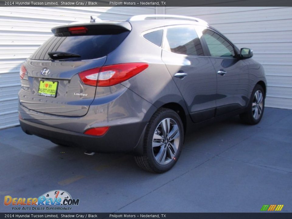 2014 Hyundai Tucson Limited Shadow Gray / Black Photo #4