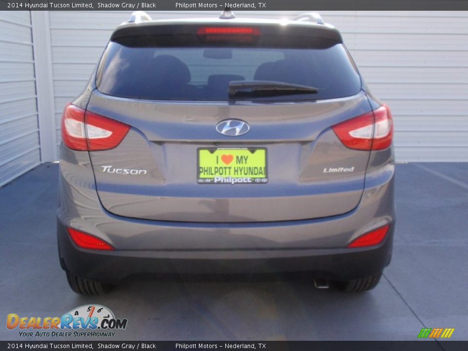 2014 Hyundai Tucson Limited Shadow Gray / Black Photo #5