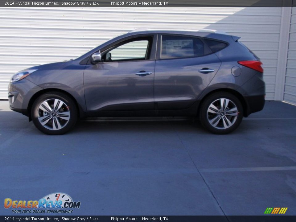 2014 Hyundai Tucson Limited Shadow Gray / Black Photo #6