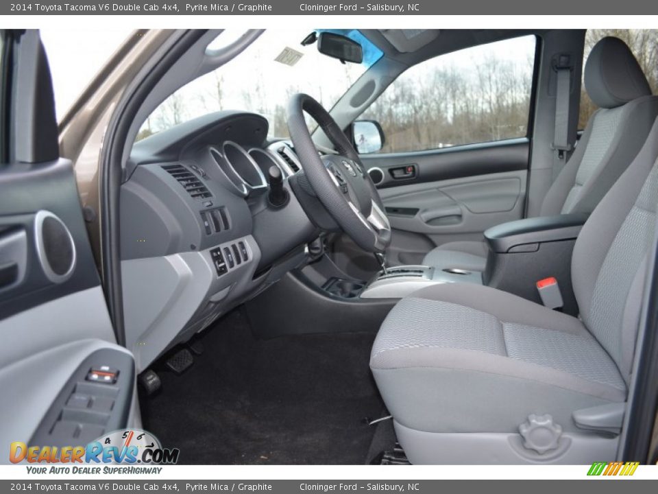 2014 Toyota Tacoma V6 Double Cab 4x4 Pyrite Mica / Graphite Photo #5