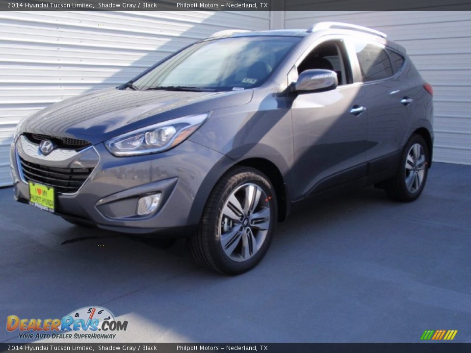 2014 Hyundai Tucson Limited Shadow Gray / Black Photo #7
