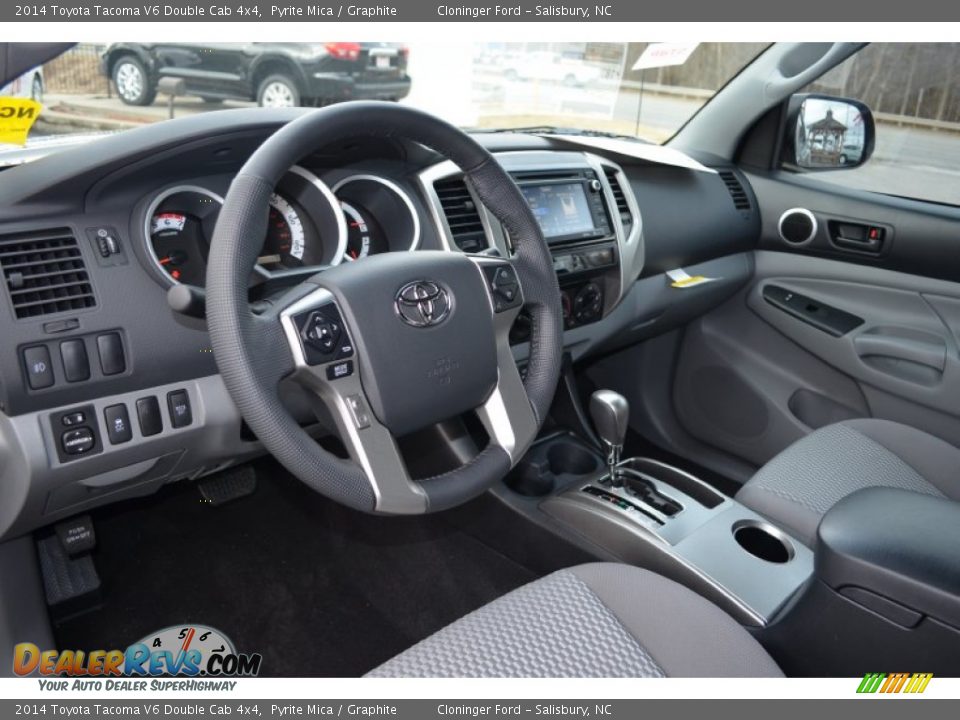 2014 Toyota Tacoma V6 Double Cab 4x4 Pyrite Mica / Graphite Photo #6