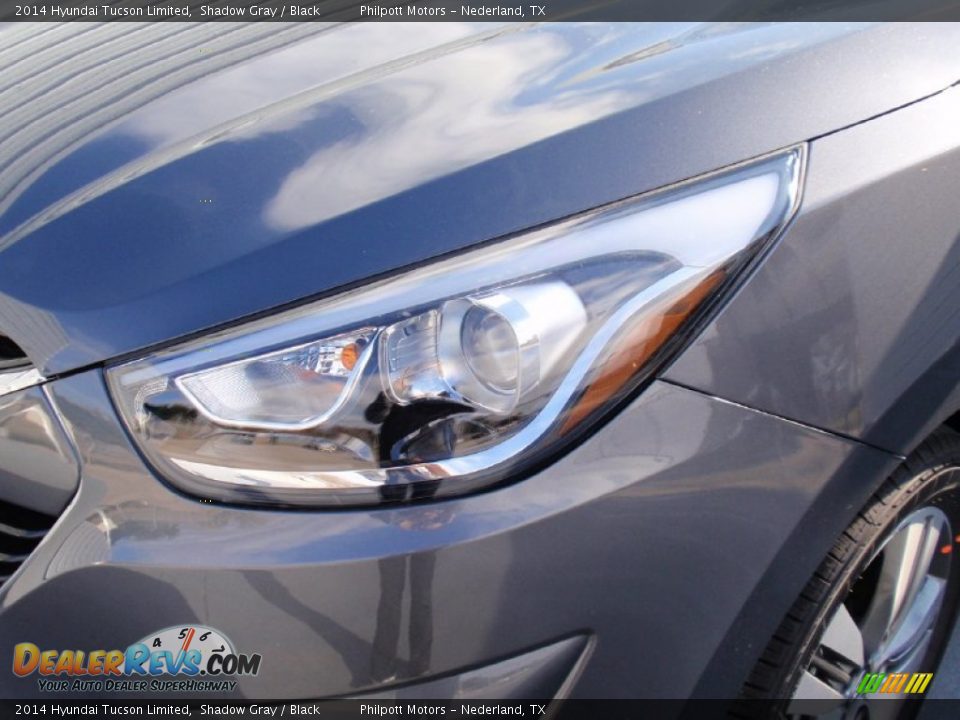 2014 Hyundai Tucson Limited Shadow Gray / Black Photo #9