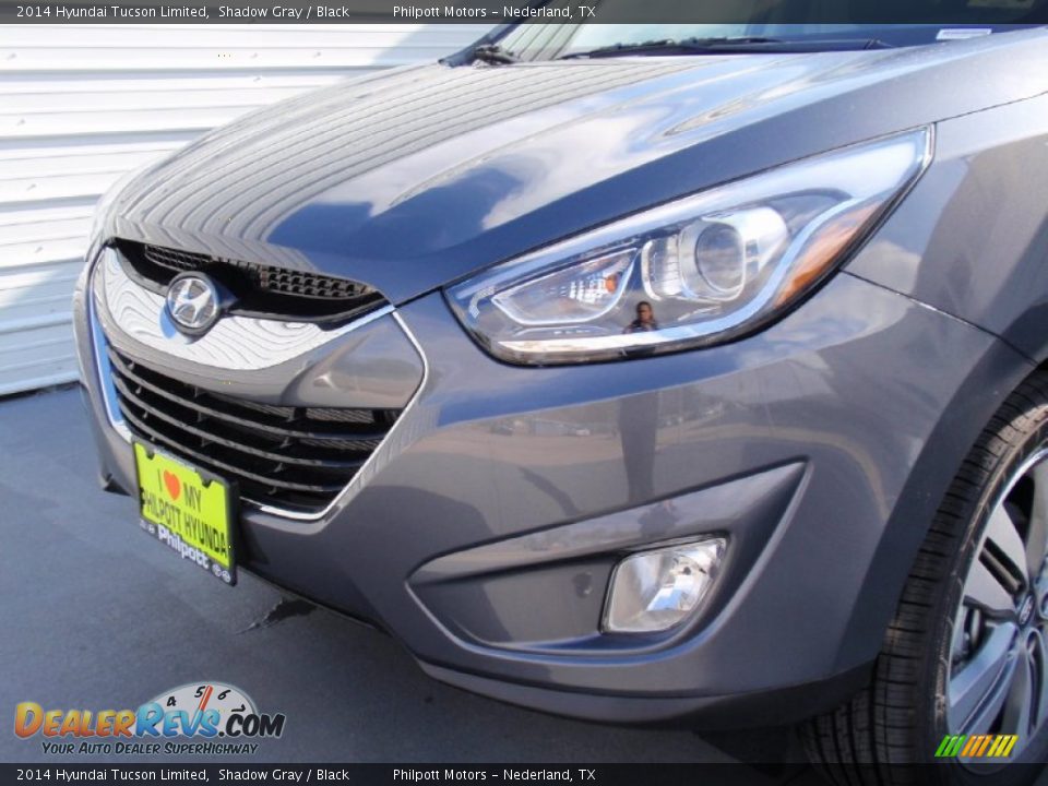2014 Hyundai Tucson Limited Shadow Gray / Black Photo #11