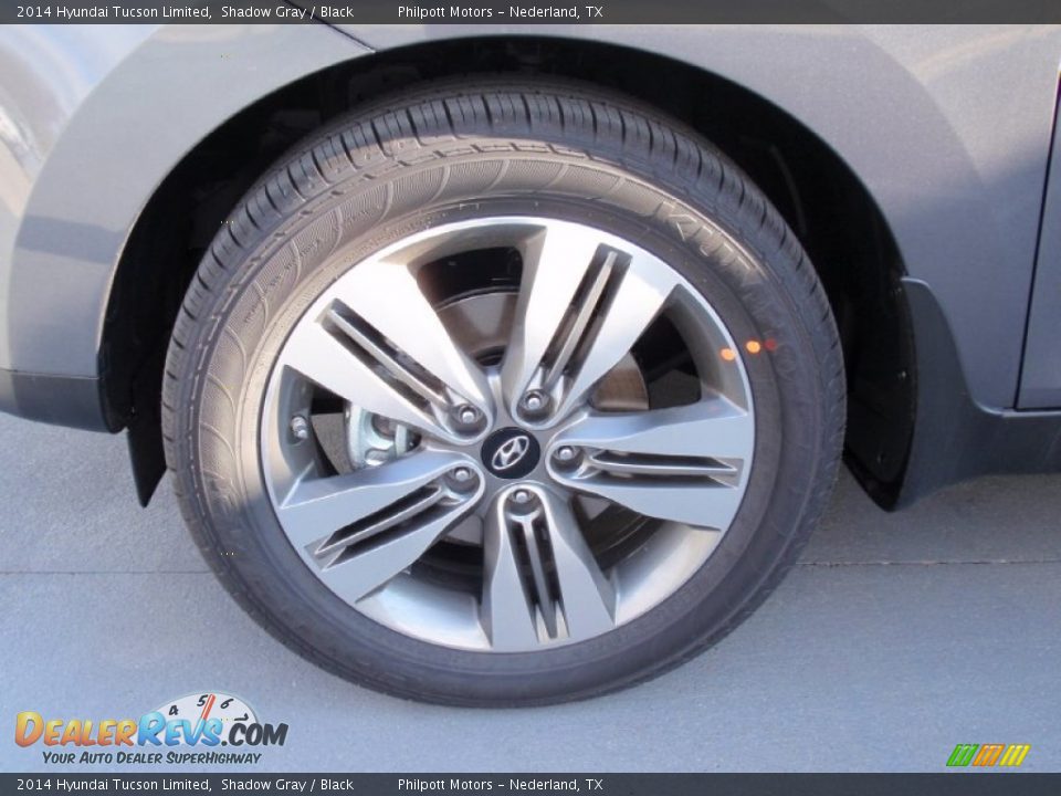 2014 Hyundai Tucson Limited Shadow Gray / Black Photo #12