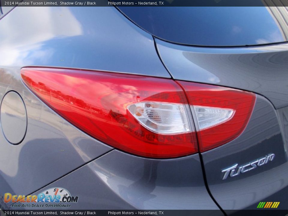 2014 Hyundai Tucson Limited Shadow Gray / Black Photo #13