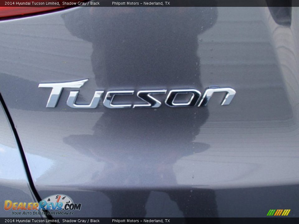 2014 Hyundai Tucson Limited Shadow Gray / Black Photo #14