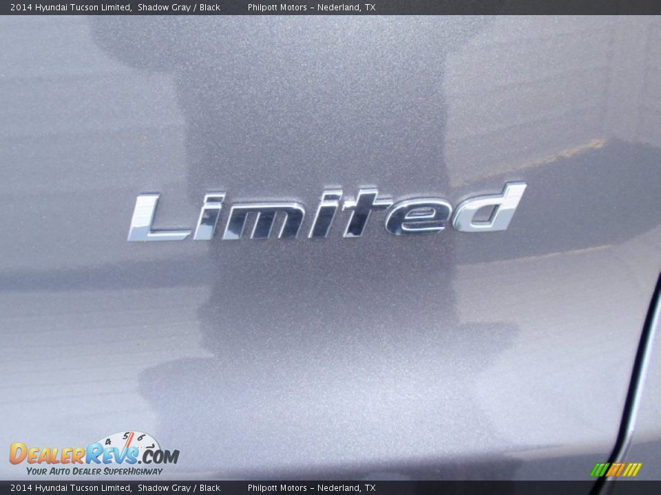 2014 Hyundai Tucson Limited Shadow Gray / Black Photo #15