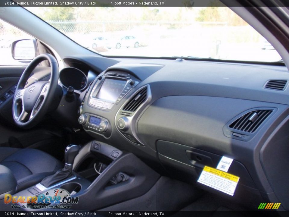 2014 Hyundai Tucson Limited Shadow Gray / Black Photo #18