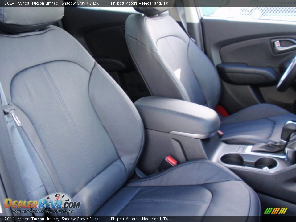 2014 Hyundai Tucson Limited Shadow Gray / Black Photo #19